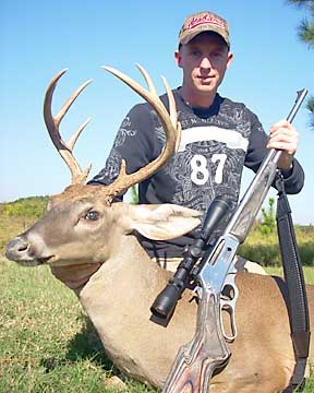 Drew and his bow camp 10pt