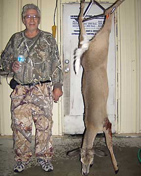 George with his doe