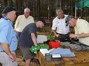 Greg Stube working with students during our last shooting class