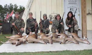 Sydney, Patti, Ellie, Carrie and Debbie with their 2 day harvest!